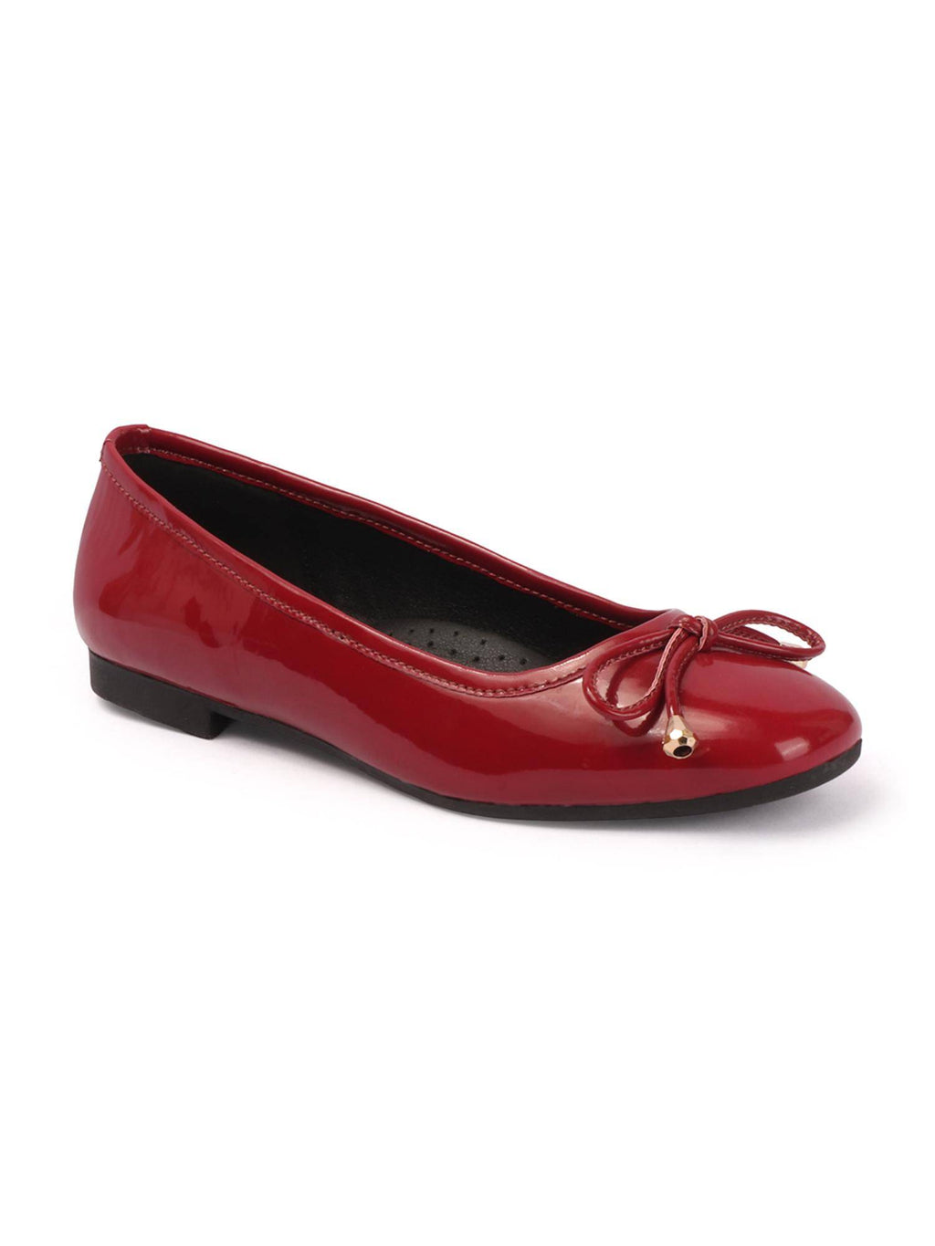 Women Red Classic Ballerina | F61 - view 4
