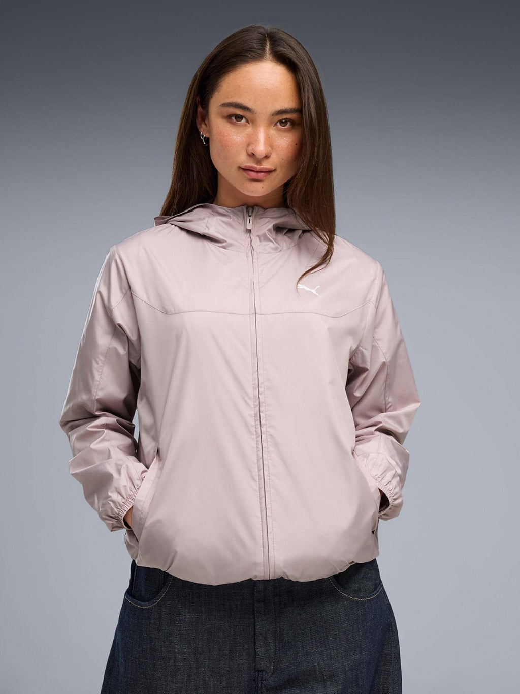 Essentials Women's Water Repellent Regular Windbreaker Jacket | JC78 - view 1
