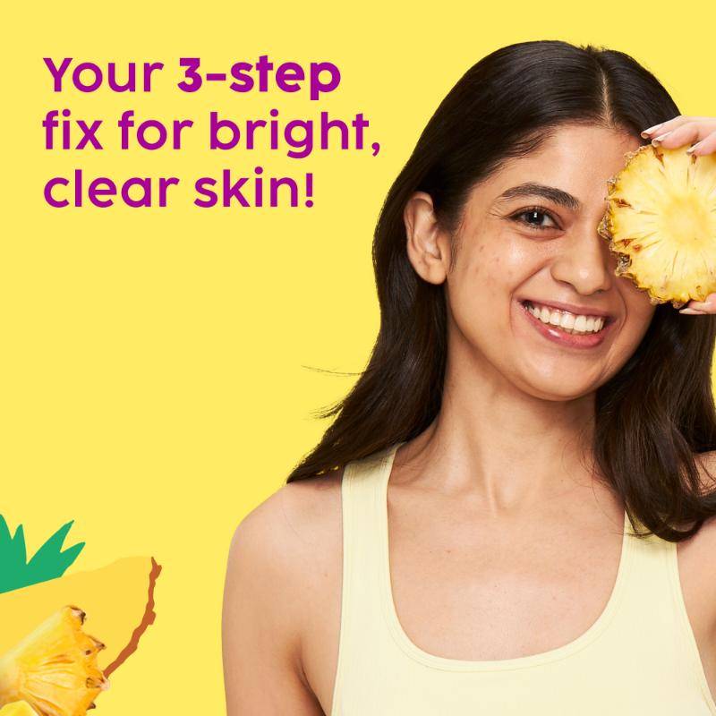 Pineapple De-Pigmentation Routine, Juicy Cleanser, Dewy Serum & Sunscreen SPF 50 PA++++ | PL1 - view 3