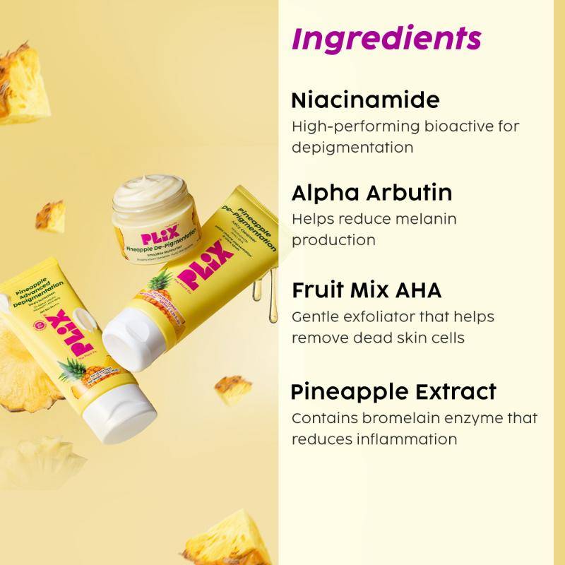 Pineapple De-Pigmentation Routine, Juicy Cleanser, Dewy Serum & Sunscreen SPF 50 PA++++ | PL1 - view 4