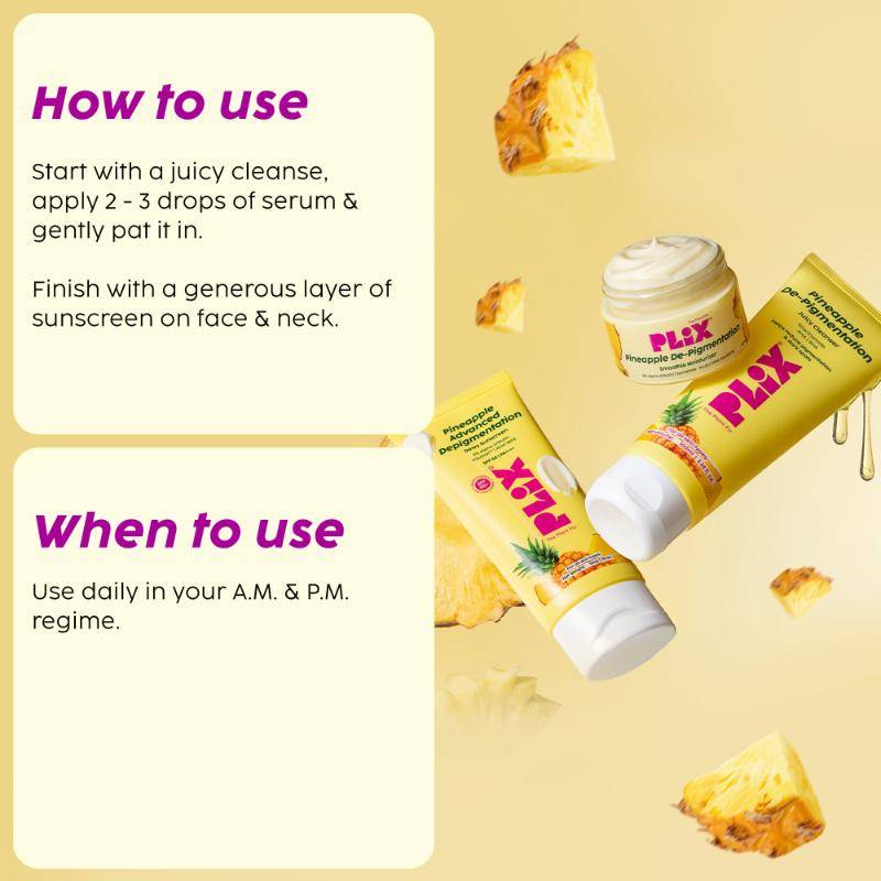 Pineapple De-Pigmentation Routine, Juicy Cleanser, Dewy Serum & Sunscreen SPF 50 PA++++ | PL1 - view 6