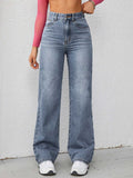 Not Your Daddy's Straight Leg Jeans-Light Blue | ST23 - view 1
