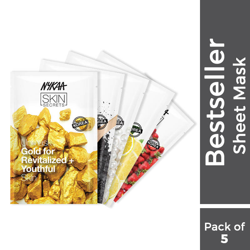 Nykaa Naturals Skin Secrets Bestseller Sheet Mask - Monthly Pack | FC3 - view 1