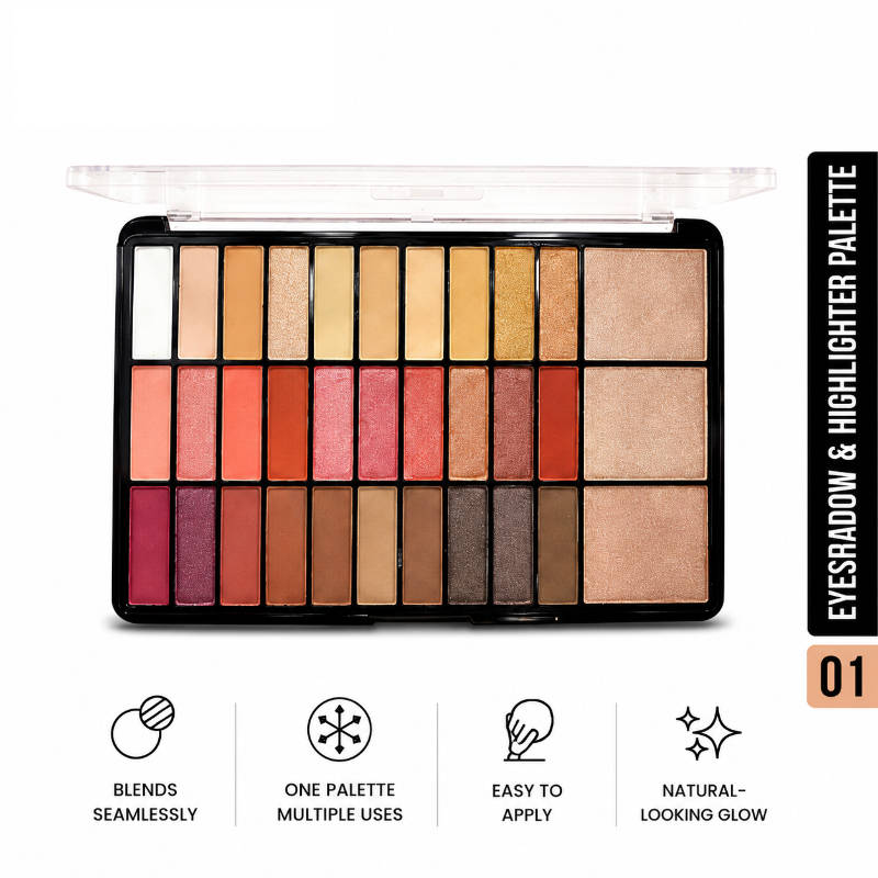 Set of 30 Colorful Shimmer Eyeshadow & Compact - 1 | E20 - view 2