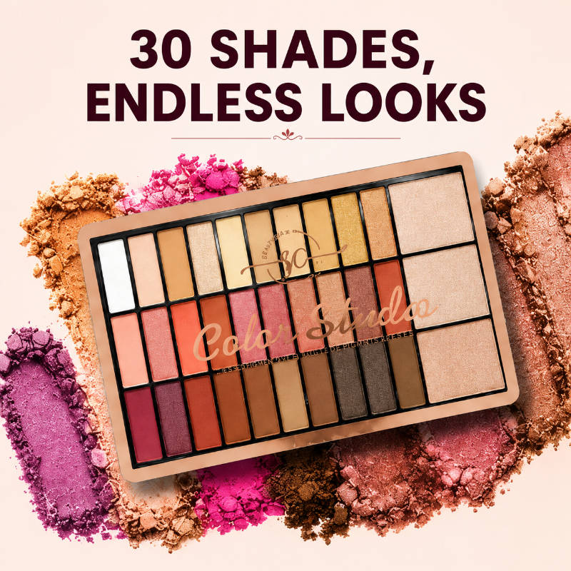 Set of 30 Colorful Shimmer Eyeshadow & Compact - 1 | E20 - view 3