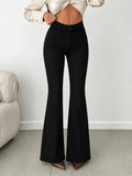 Black Ultra High Rise Flare Jeans | BT10 - view 1