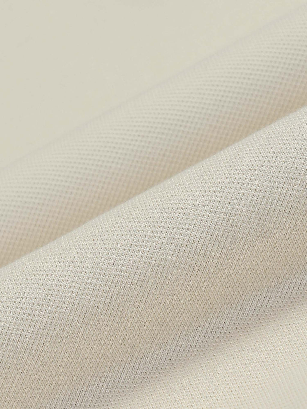 White Cotton Half Sleeves Polo T-Shirt | U89 - view 2