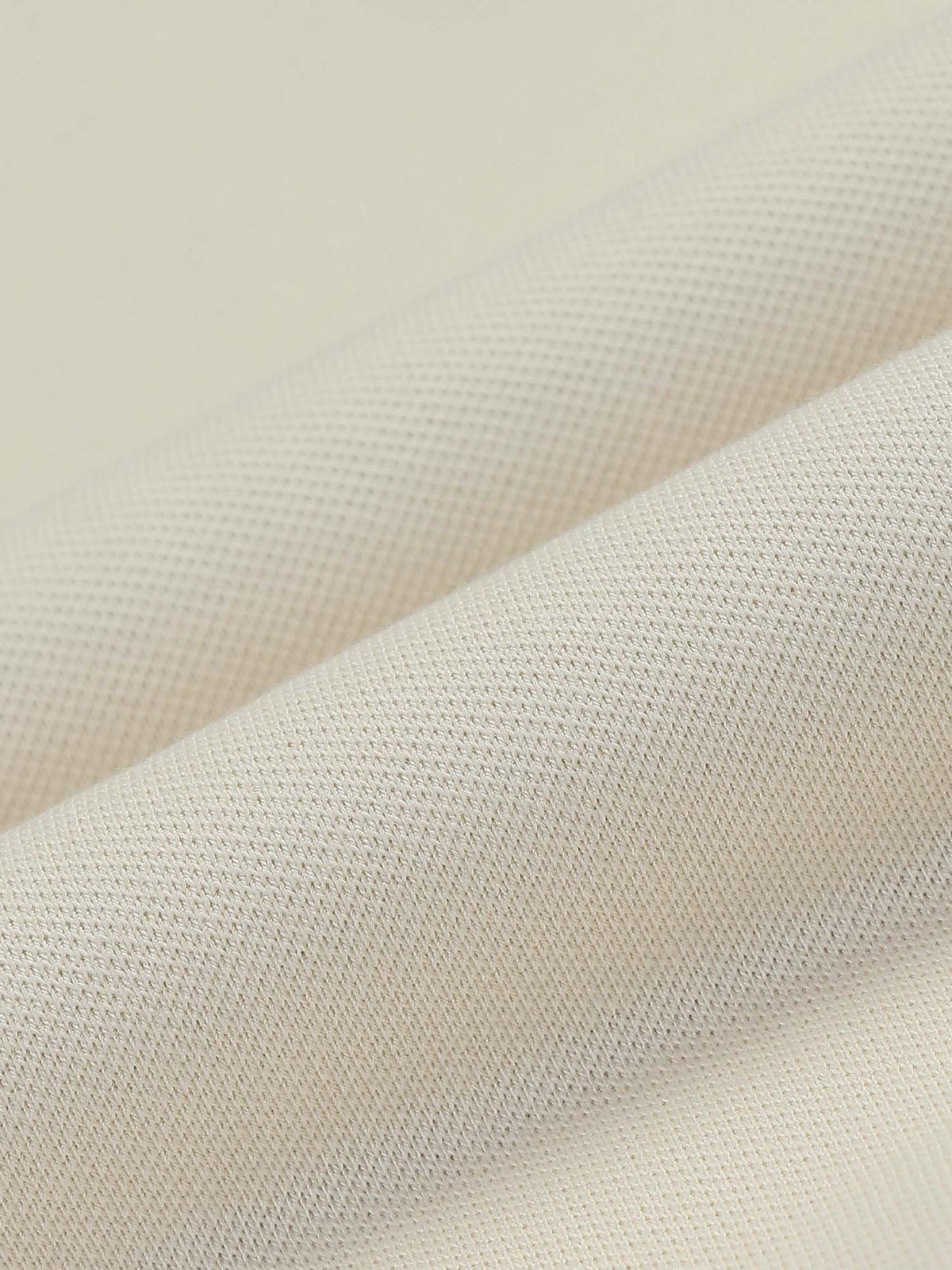 White Cotton Half Sleeves Polo T-Shirt | U89 - view 2
