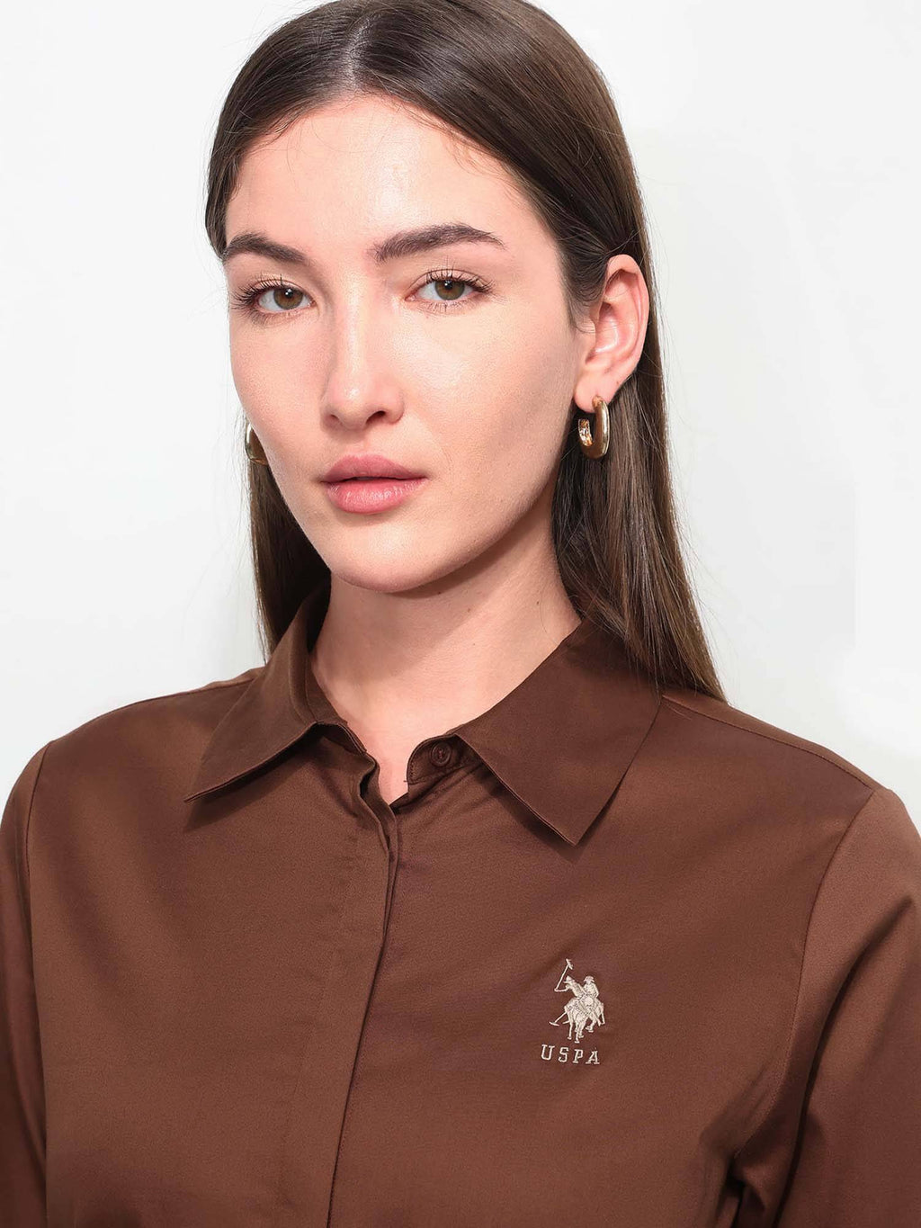 Brown Cotton Full Sleeves Shirt | S67 - view 7