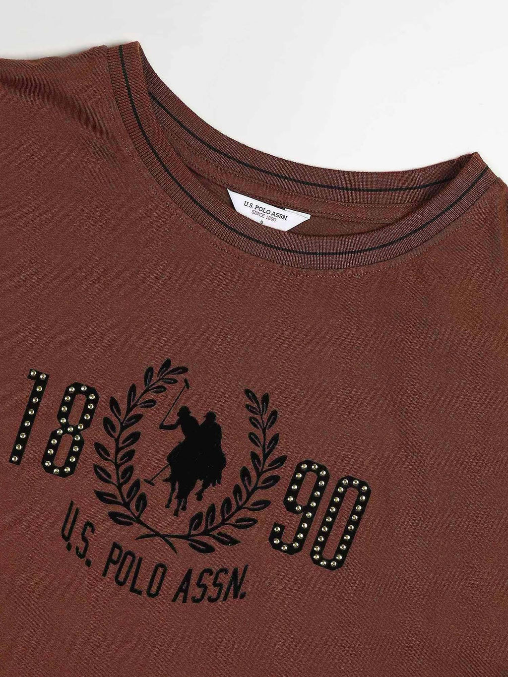 Brown Cotton Full Sleeves T-Shirt | PW43 - view 8