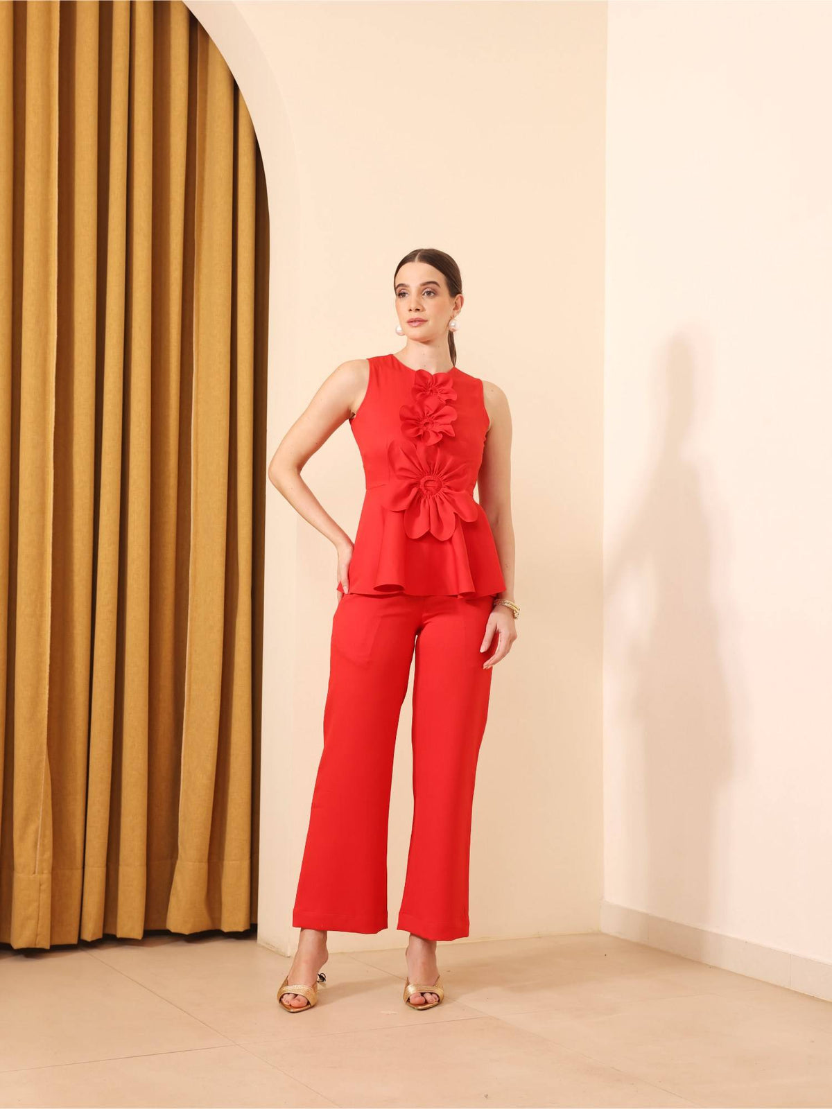 Florence Peplum Top | pt51 - view 2