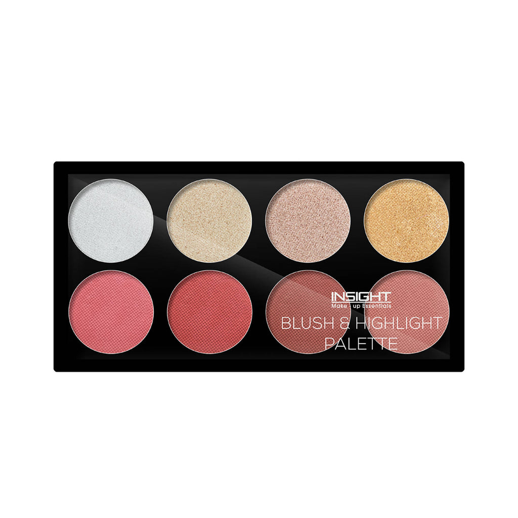 Blush & Highlight Palette, 2 In 1 Intense Pigment, Lightweight Formula | E20 - view 6