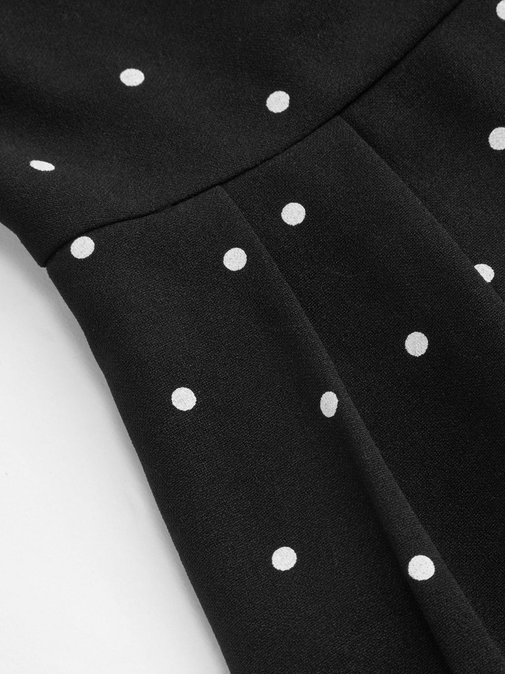 Square Neck Polka Dot Ruffle Criss Cross Dress | D56 - view 8