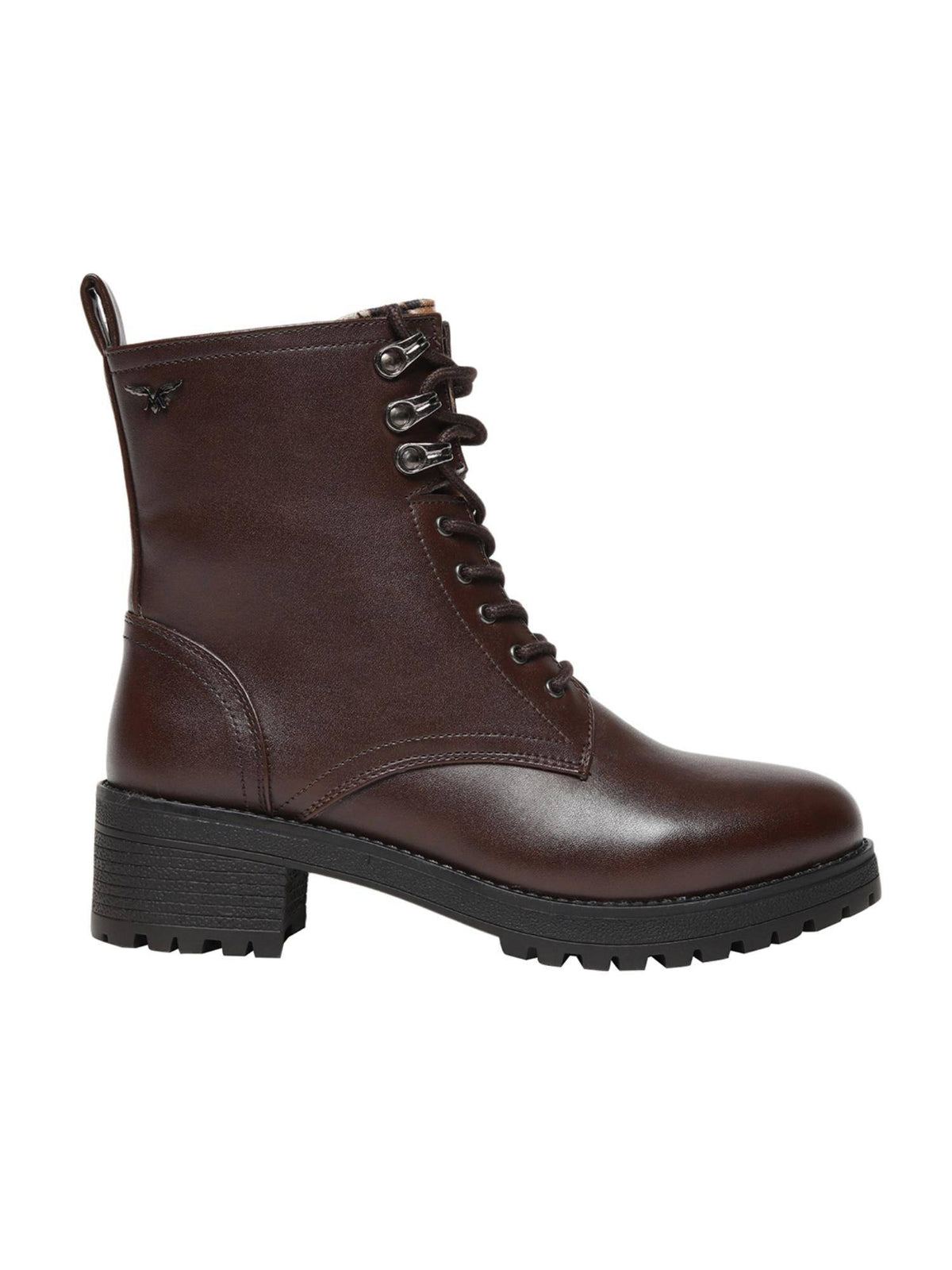 Arely Brown Block Casual Boots | BT61 - view 2
