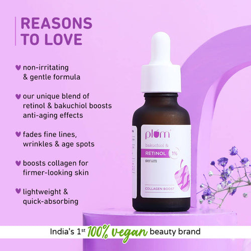 1% Retinol Face Serum With Bakuchiol- Boosts Collagen- Reduces Fine Lines & Wrinkles | Z8 - view 2