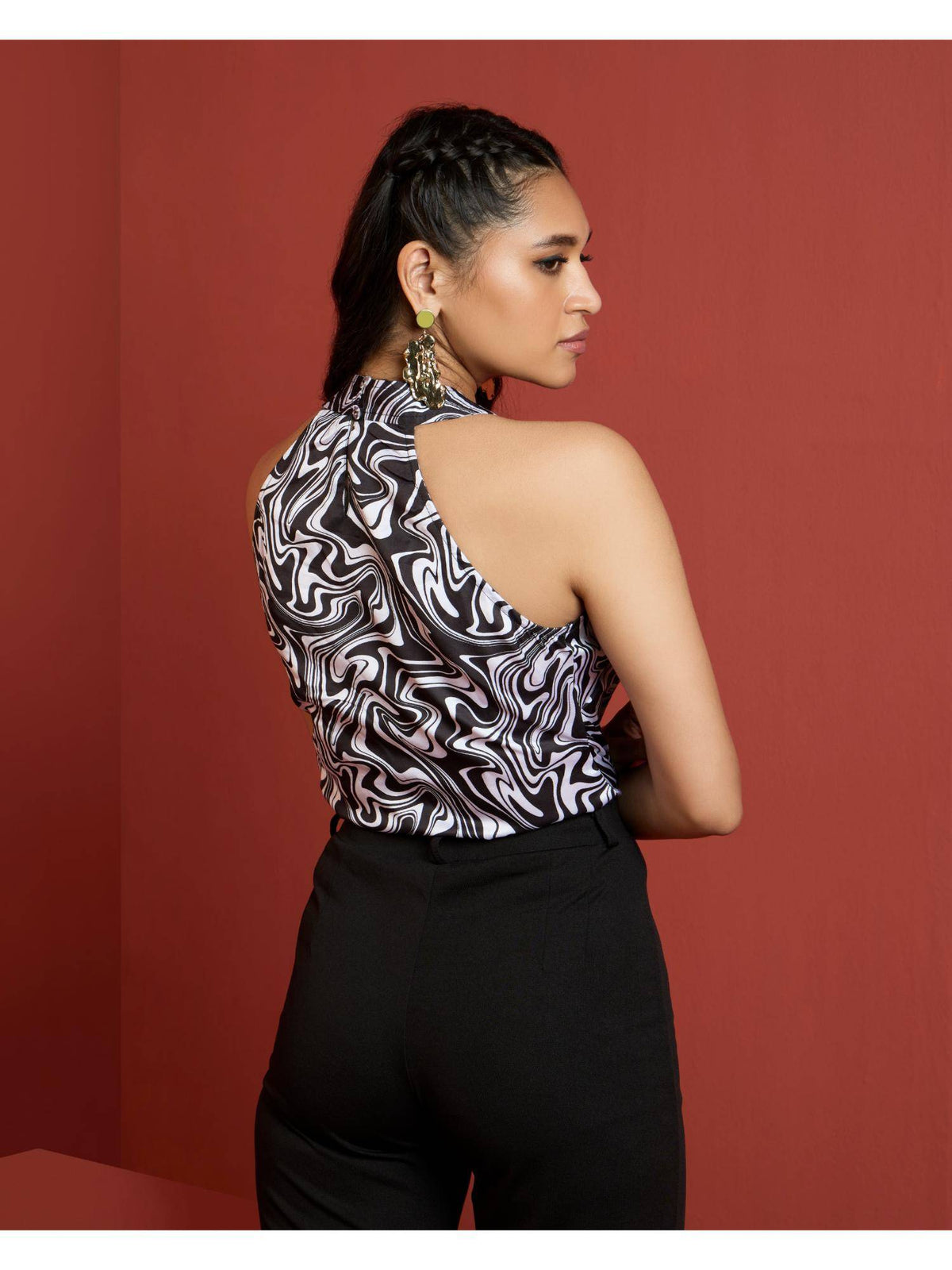 Wrapsody Halter Top-Purple | HT67 - view 6