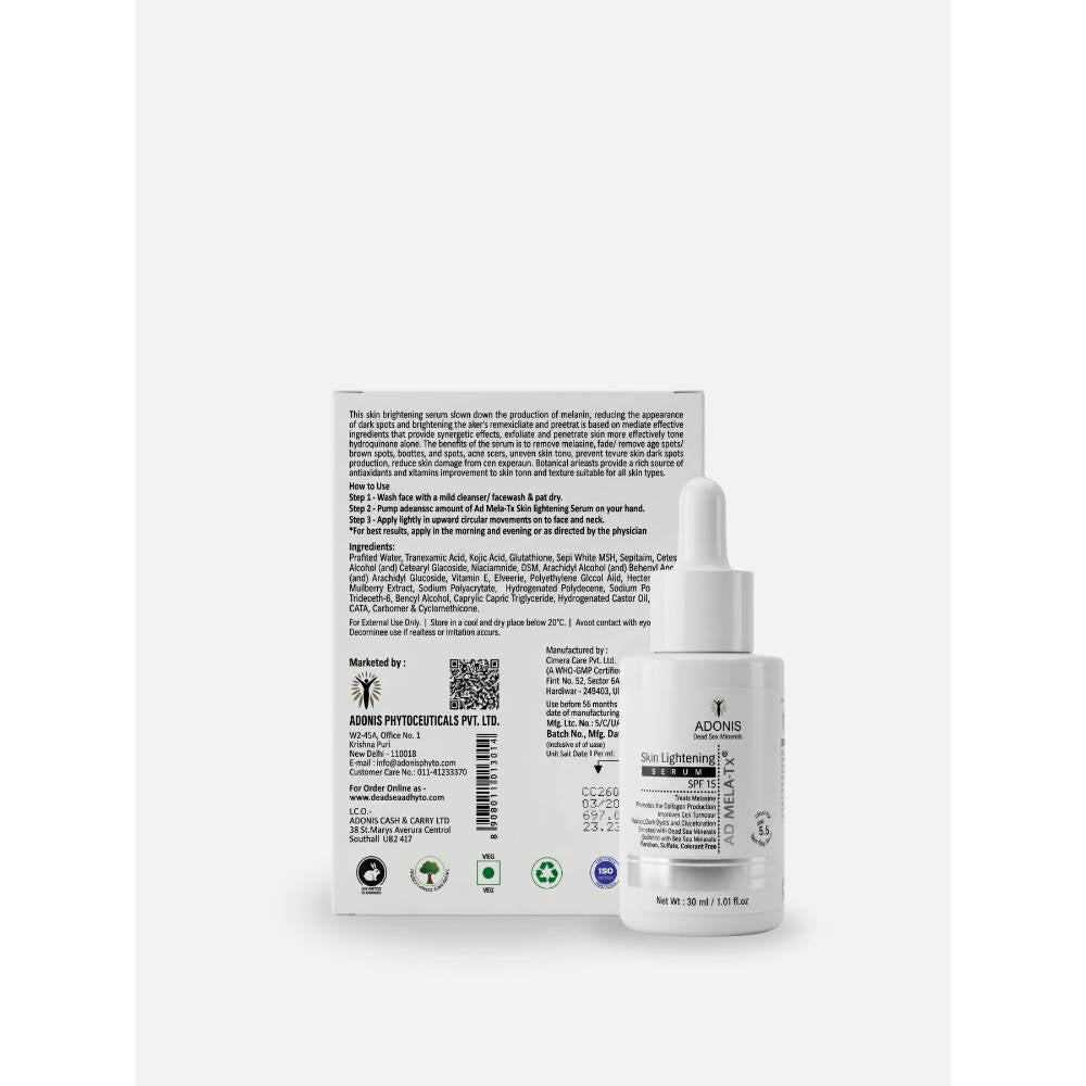Unisex Ad Mela Tx Face Serum With Tranexamic Acid & Kojic Acid For Dark Spots & Even Tone | Z8 - view 3