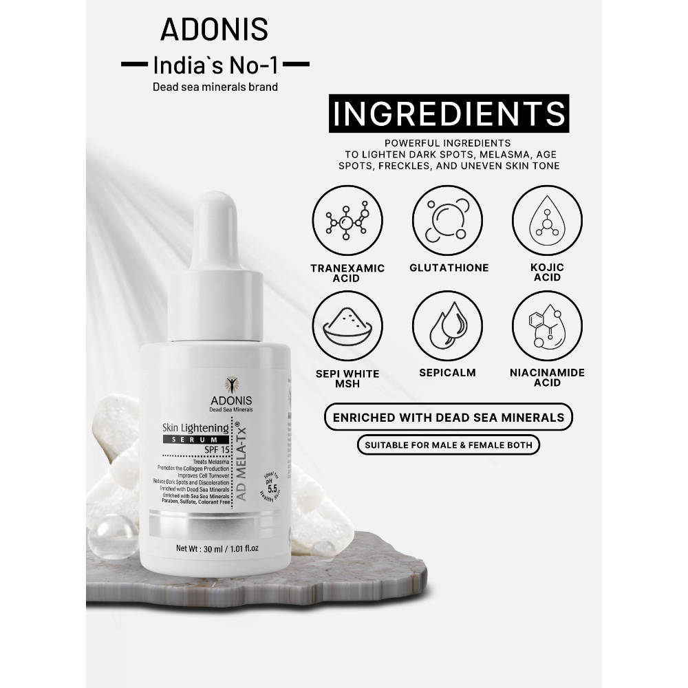 Unisex Ad Mela Tx Face Serum With Tranexamic Acid & Kojic Acid For Dark Spots & Even Tone | Z8 - view 5