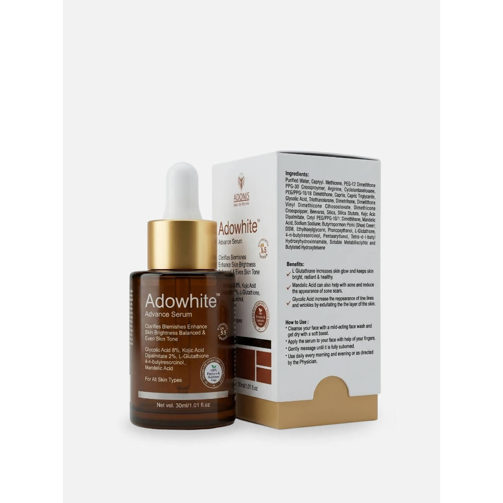 Unisex Adowhite Advance Face Serum With Kojic Acid & Glutathione For Pigmentation-Brightening | Z8 - view 2