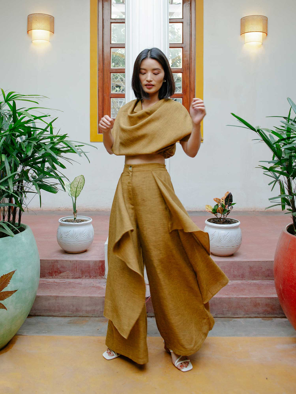 Mersin Cowl Neck Top | CT61 - view 3