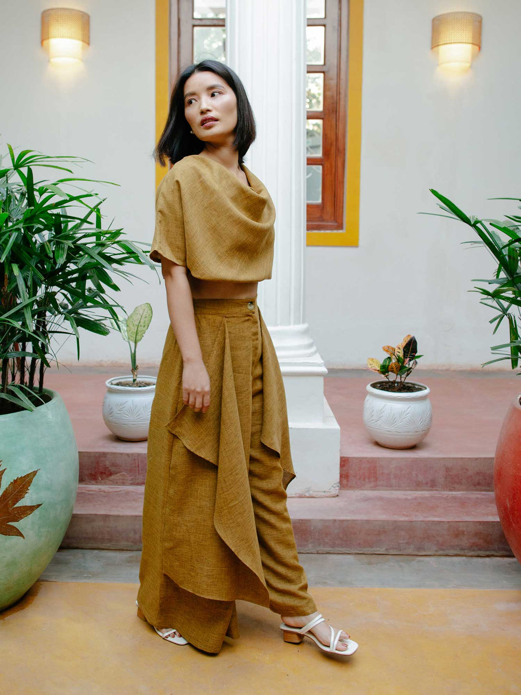 Mersin Cowl Neck Top | CT61 - view 4