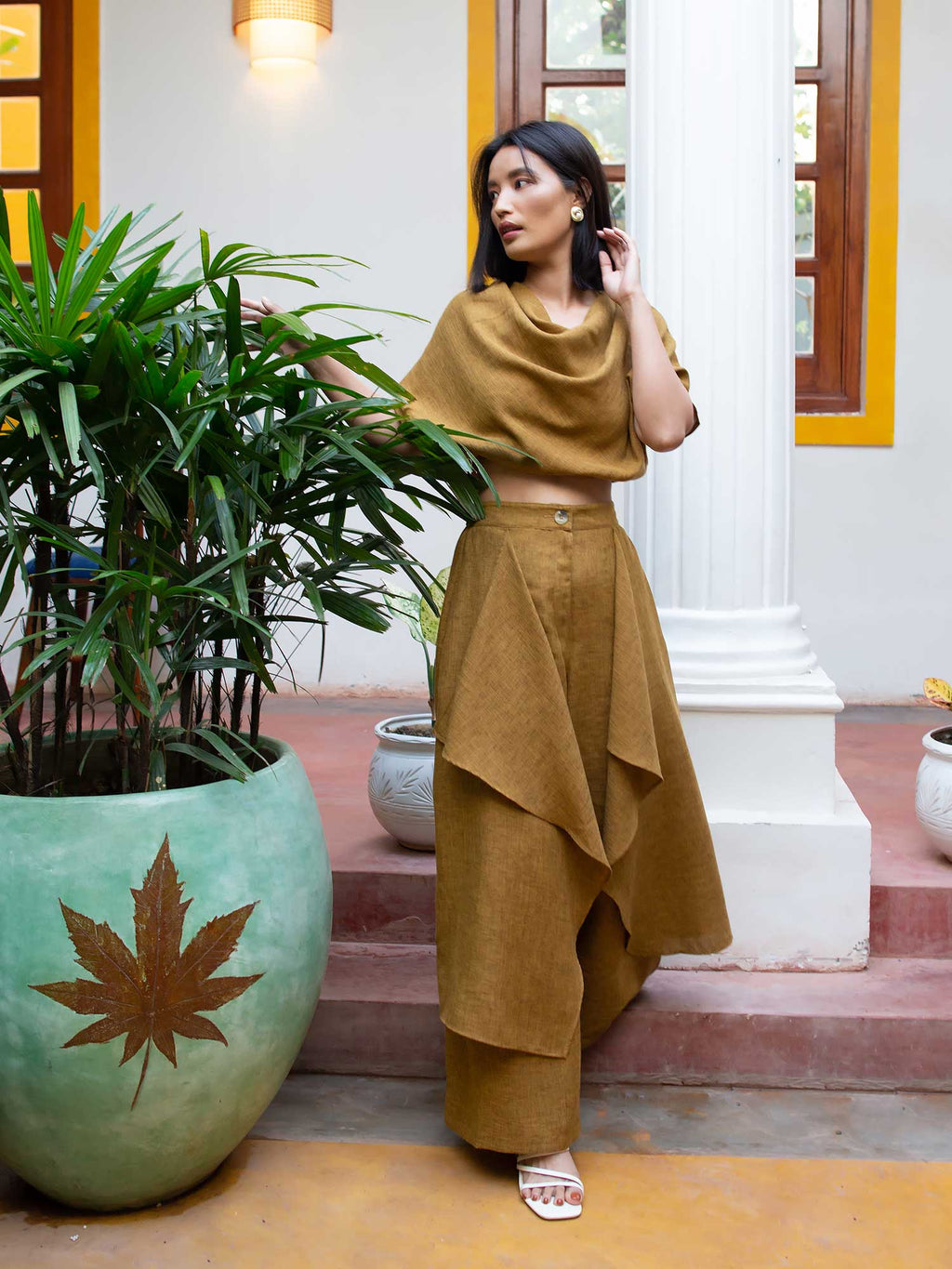 Mersin Cowl Neck Top | CT61 - view 6