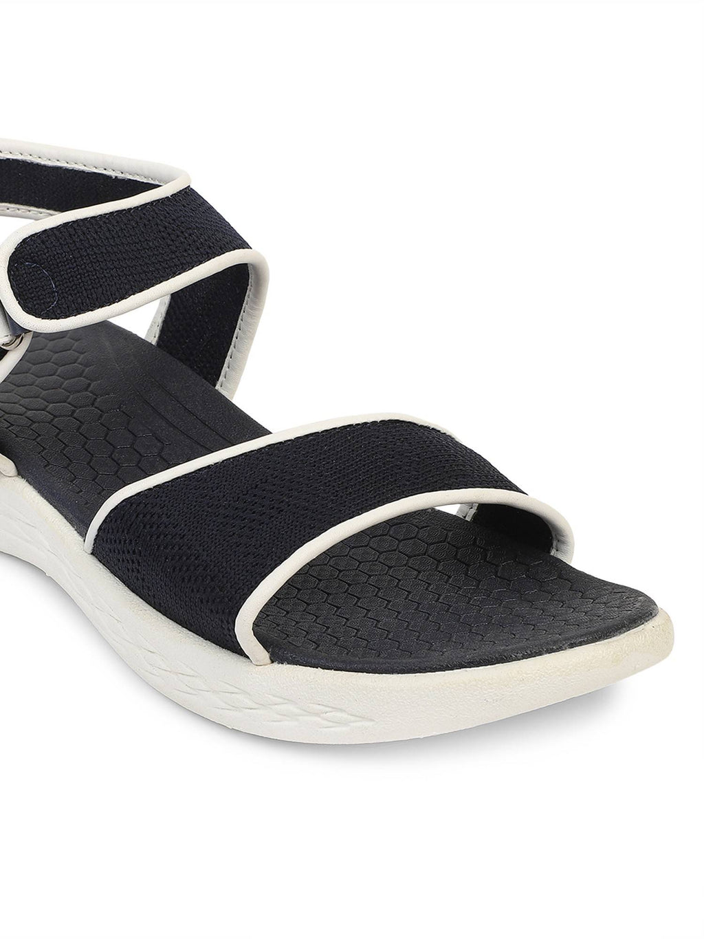 Women Navy Blue Solid Sandal | SD89 - view 3