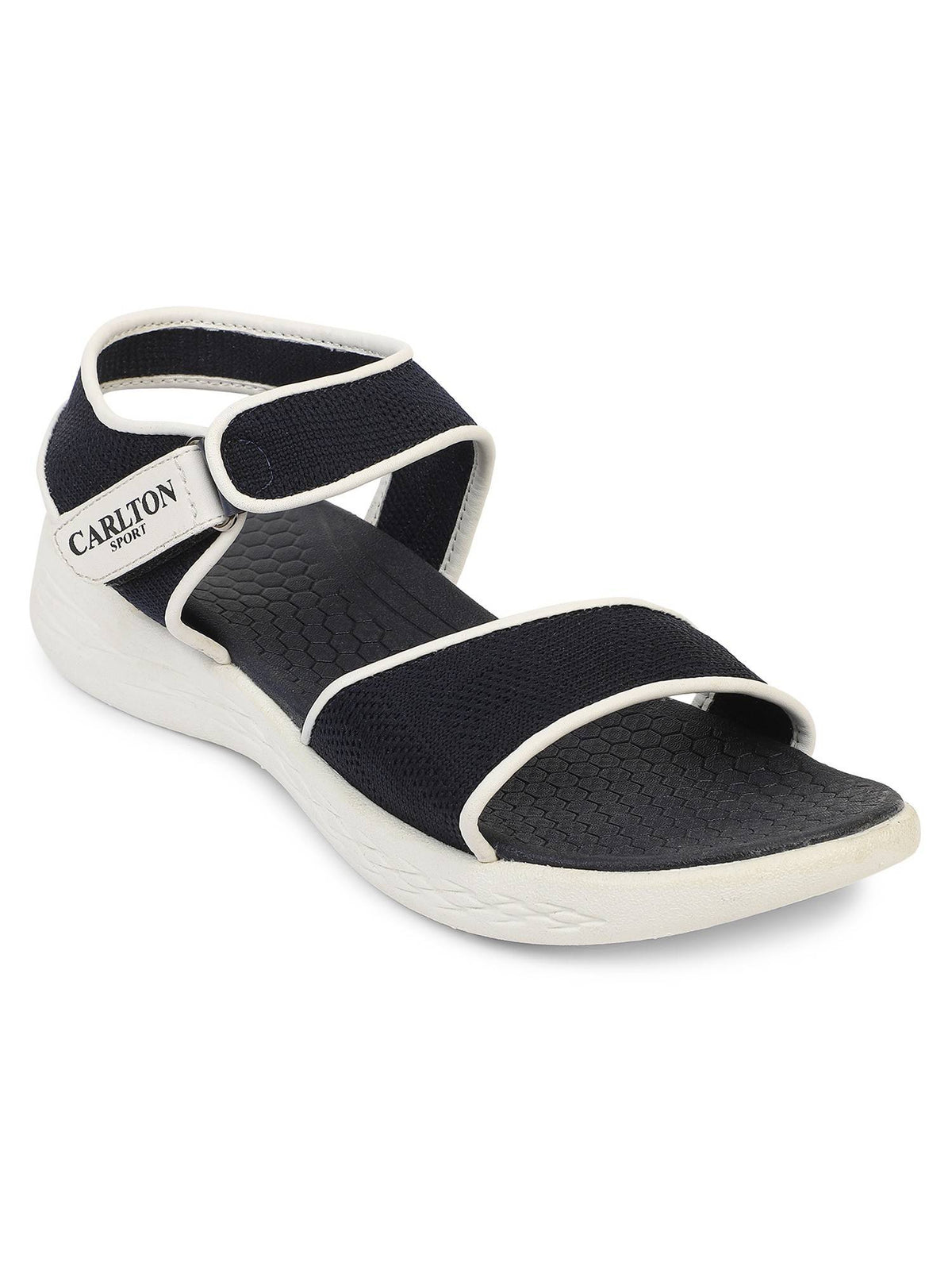 Women Navy Blue Solid Sandal | SD89 - view 5