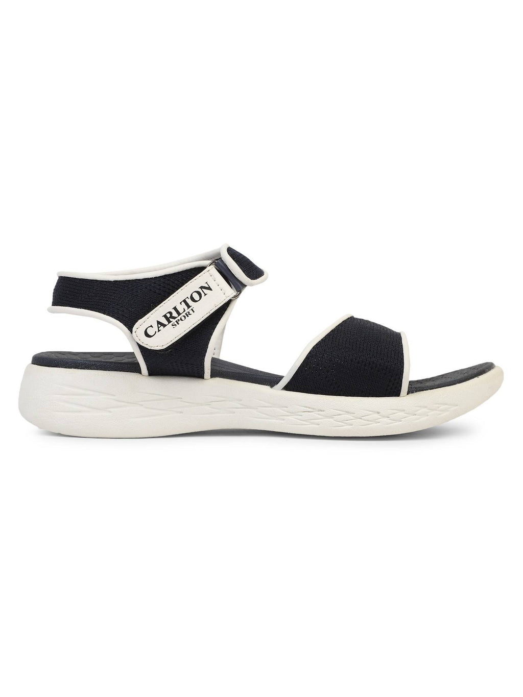 Women Navy Blue Solid Sandal | SD89 - view 6