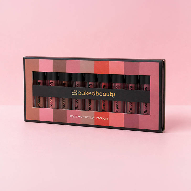 Matte Liquid Lipstick (Set of 9) | L12 - view 2
