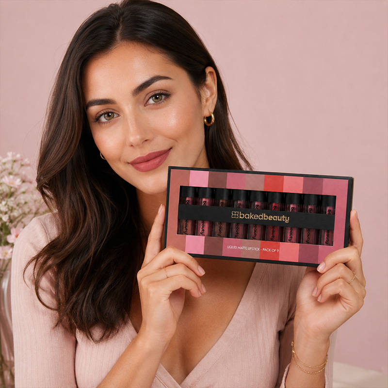 Matte Liquid Lipstick (Set of 9) | L12 - view 6