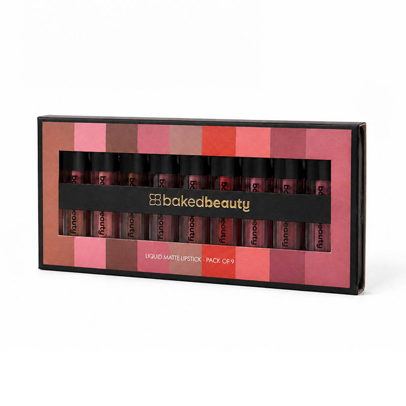 Matte Liquid Lipstick (Set of 9) | L12 - view 8