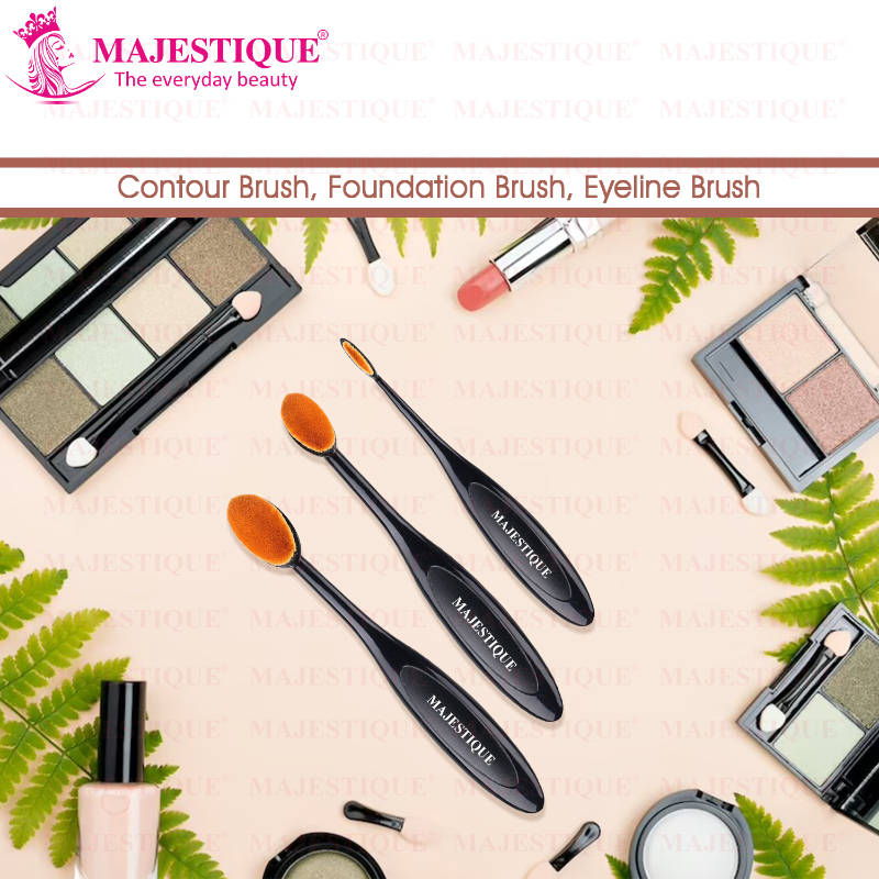 Supple Oval Makeup Brushes - 3 | T32 - view 5