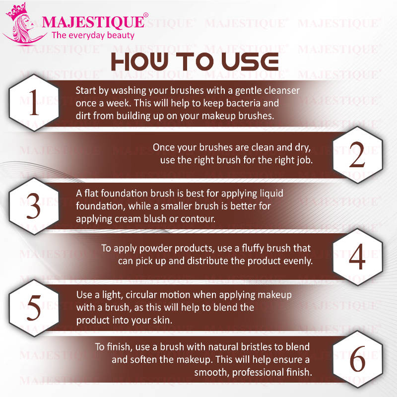 Supple Oval Makeup Brushes - 1 | T32 - view 3