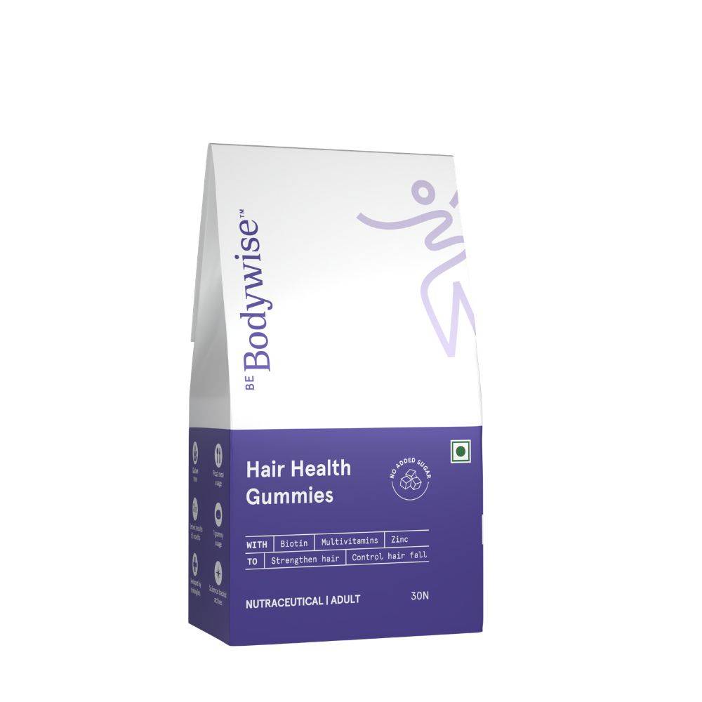 Biotin Hair Gummies - Zinc, Fibre, Multivitamin For Stronger Hair, Nails -No Added Sugar | BWS9 - view 2