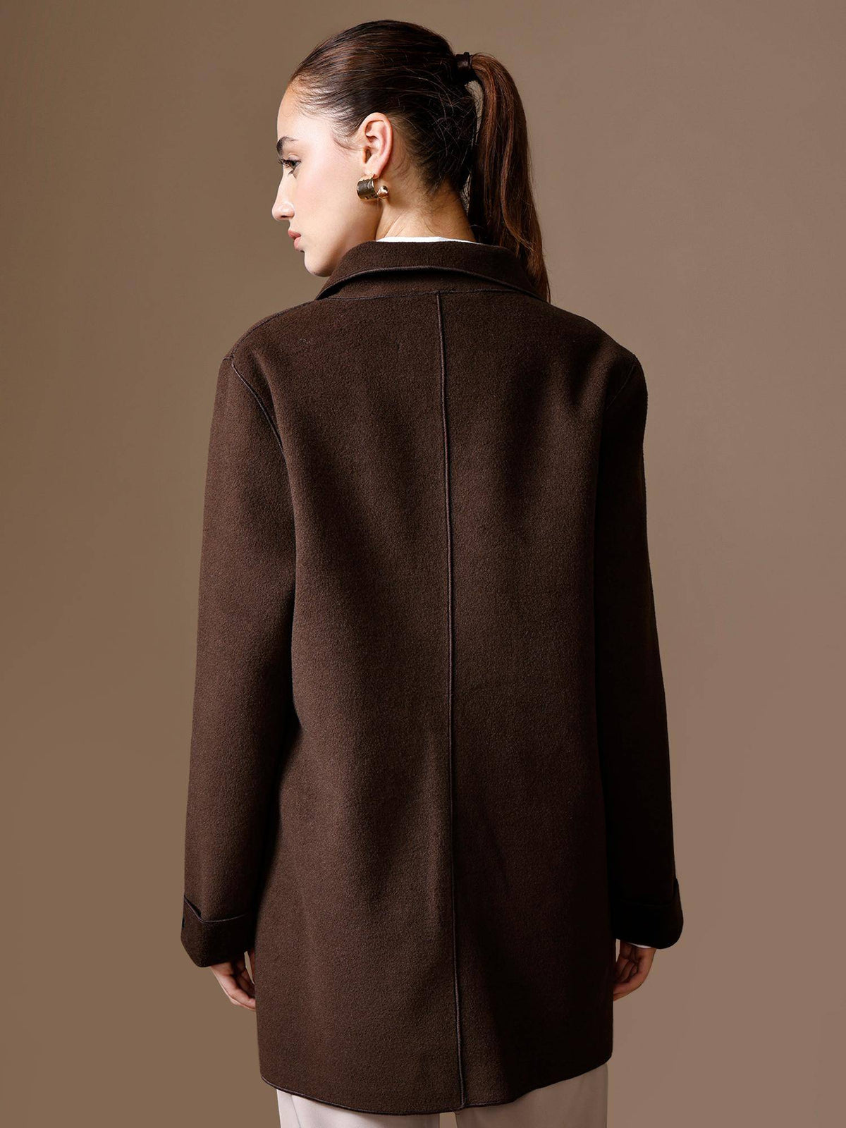 Cherry Overcoat - Brown | JC78 - view 2