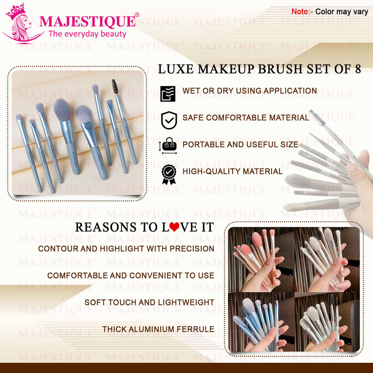 Makeup Brush Collection Set Color May Vary | T32 - view 4