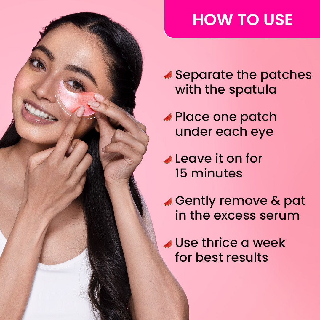 Watermelon Hydrogel Under-eye Patches