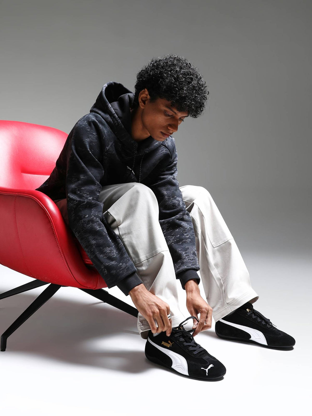 Unisex Black Speedcat Sneakers | SN09 - view 6