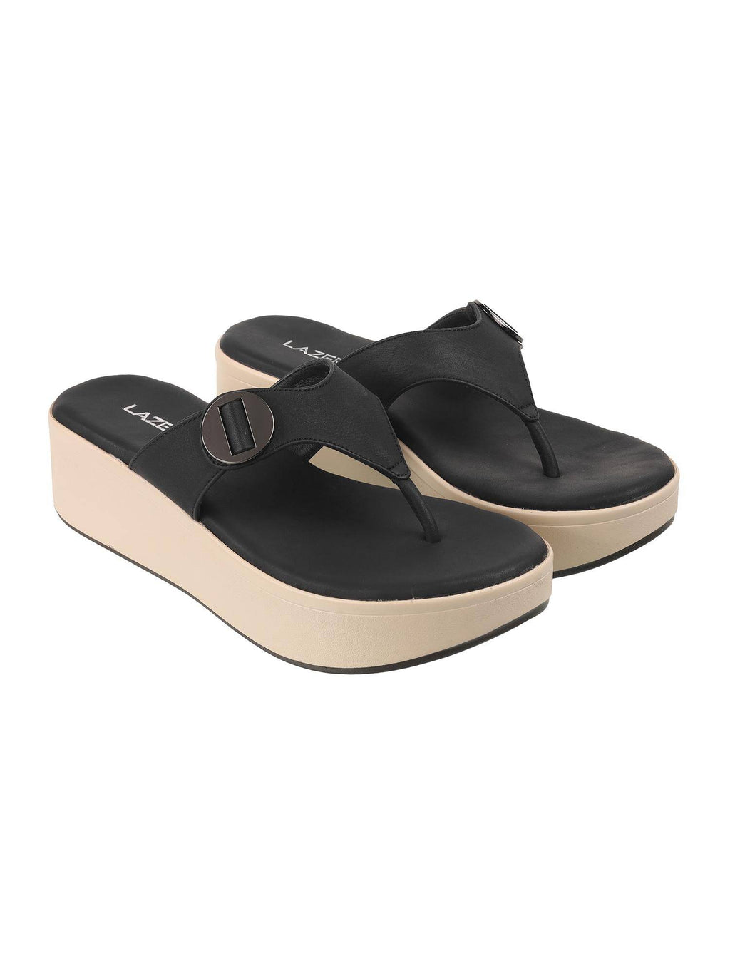 Women Black Platform Heels | H78 - view 7