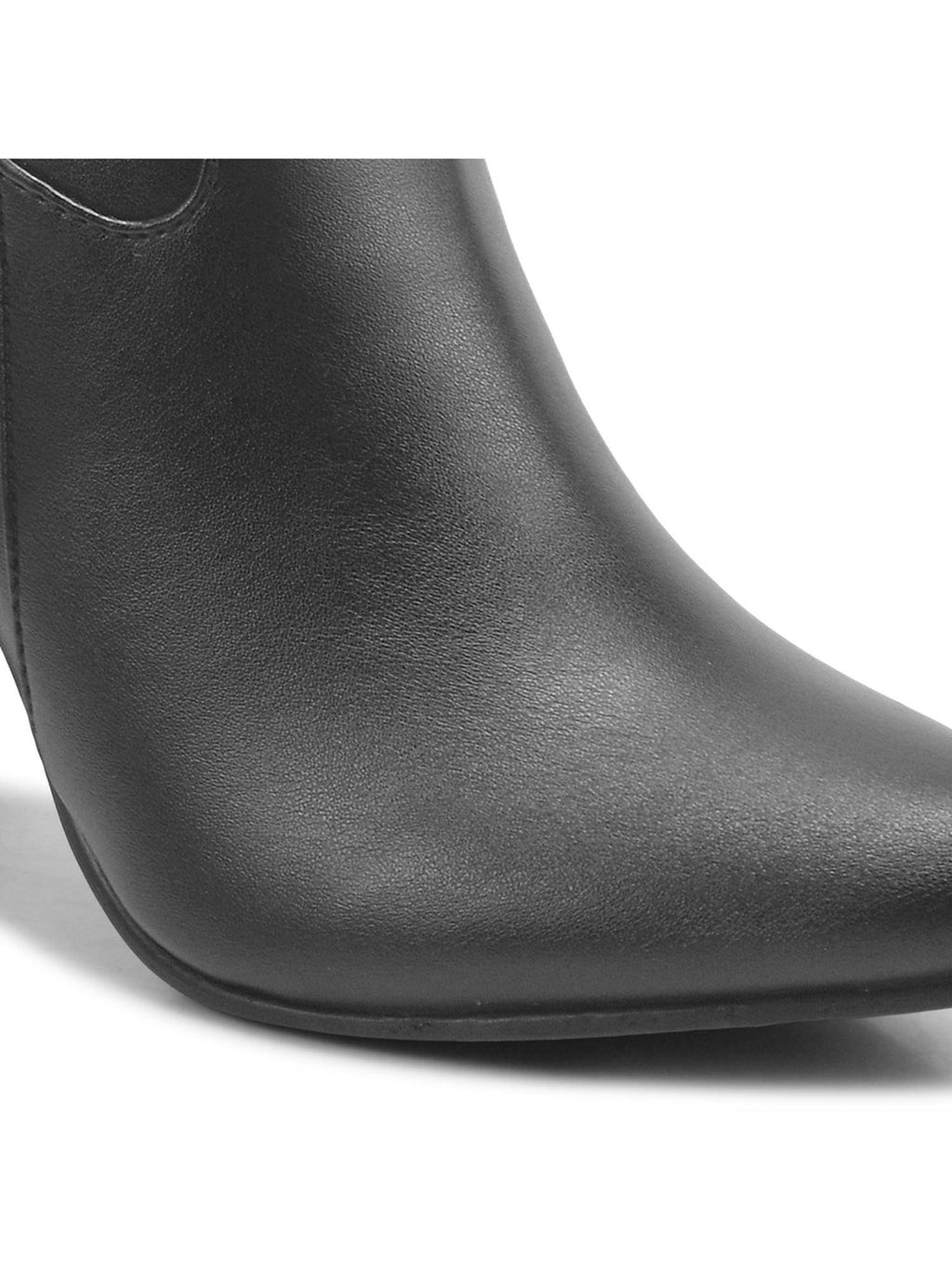 Women Black Block Heels Casual Boots | BT61 - view 5