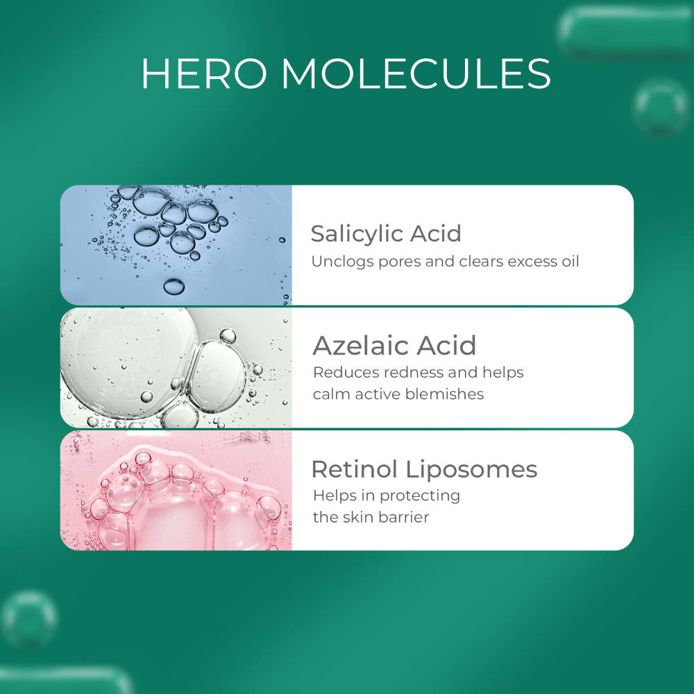 Salicylic Acid Face Serum for Acne & Open Pores, Fades Acne Marks, Reduces Redness | Z8 - view 4