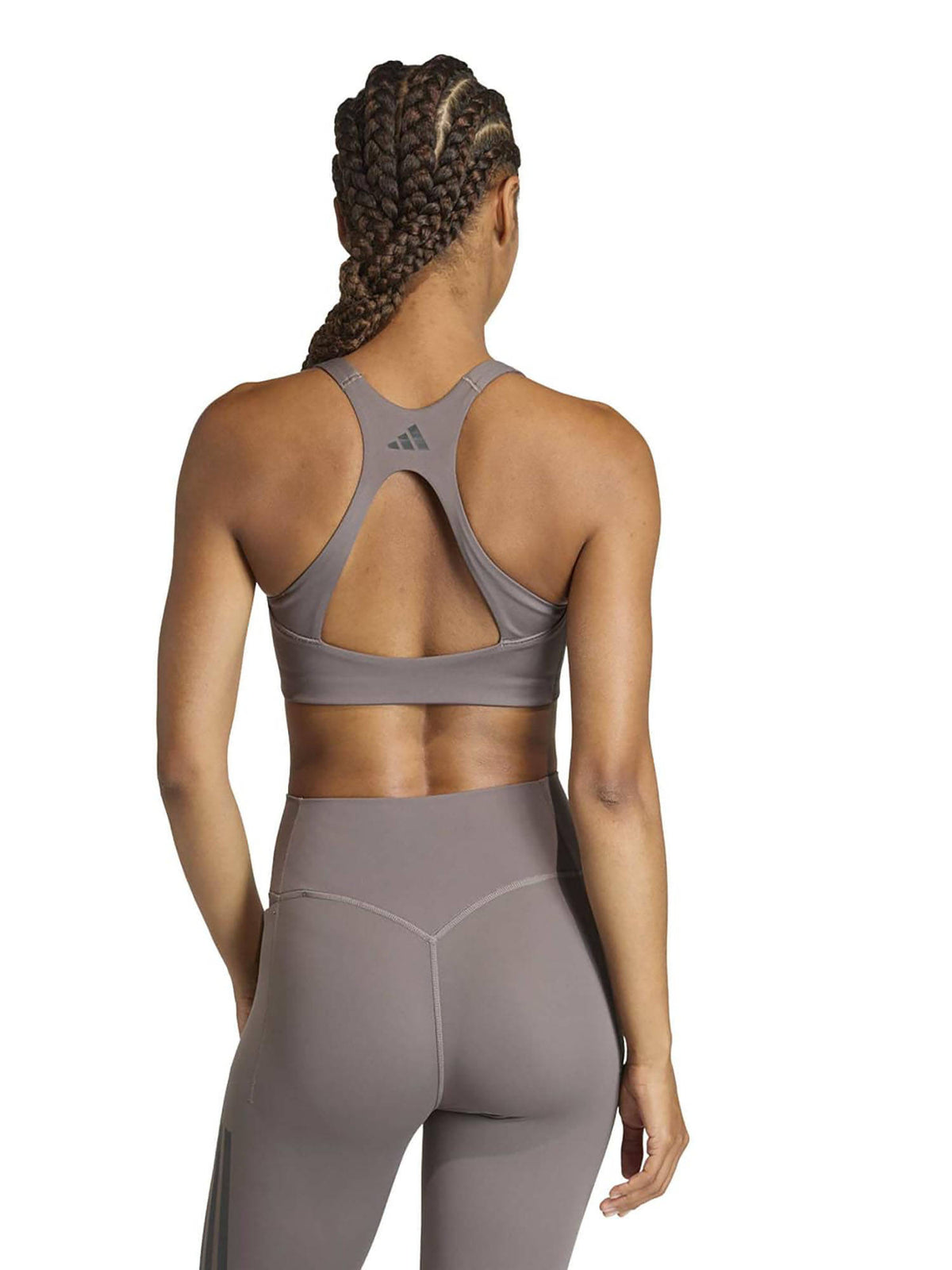 Optime Workout 3-Stripes Medium Support Bra | sb09 - view 5