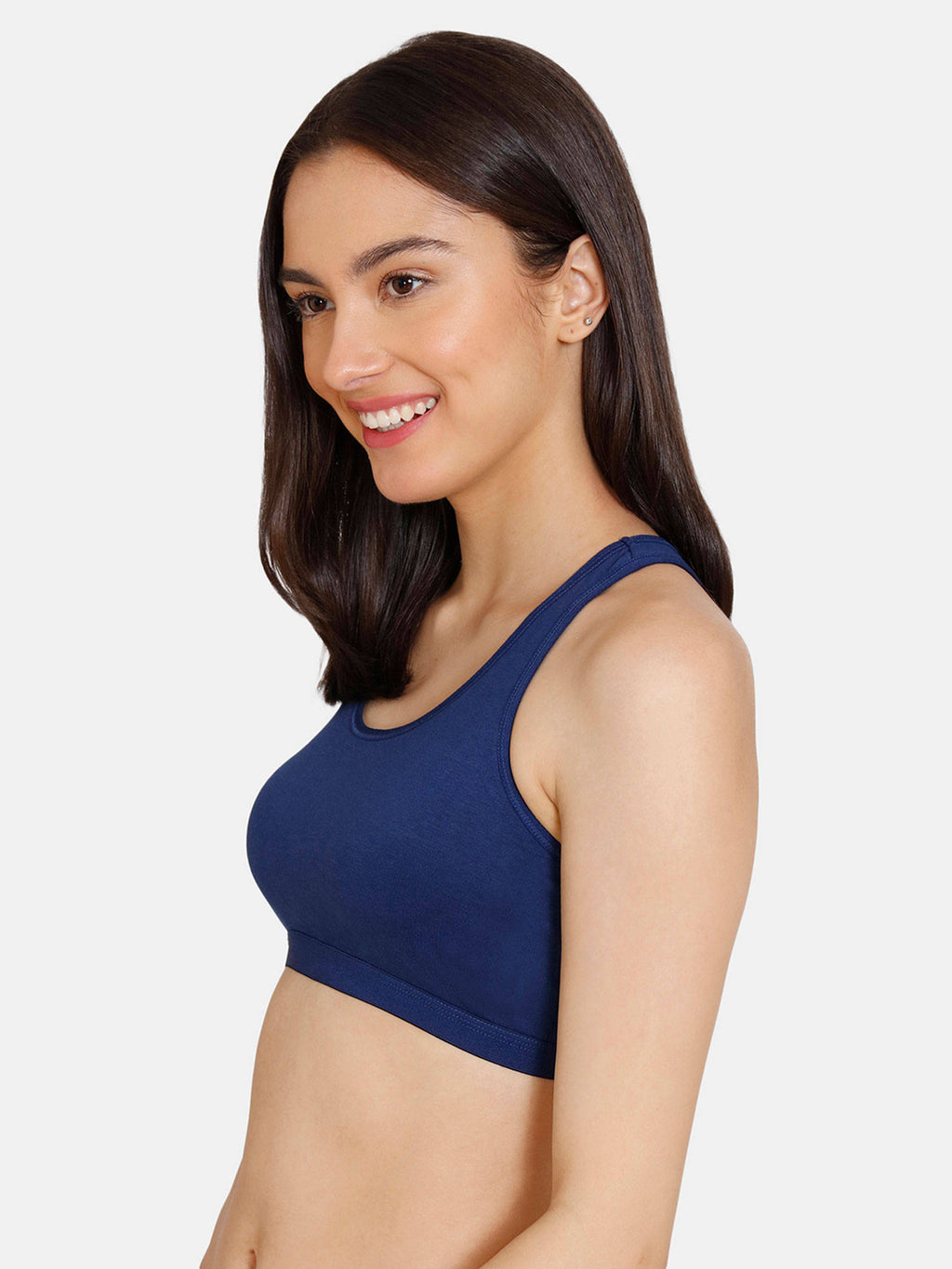 Beige and White Non Wired Full Coverage Sports Bra (Pack of 2) | sb09 - view 19