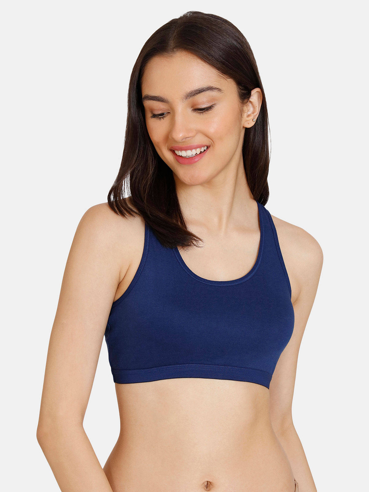 Pink and Black Non Wired Full Coverage Sports Bra (Pack of 2) | sb09 - view 20
