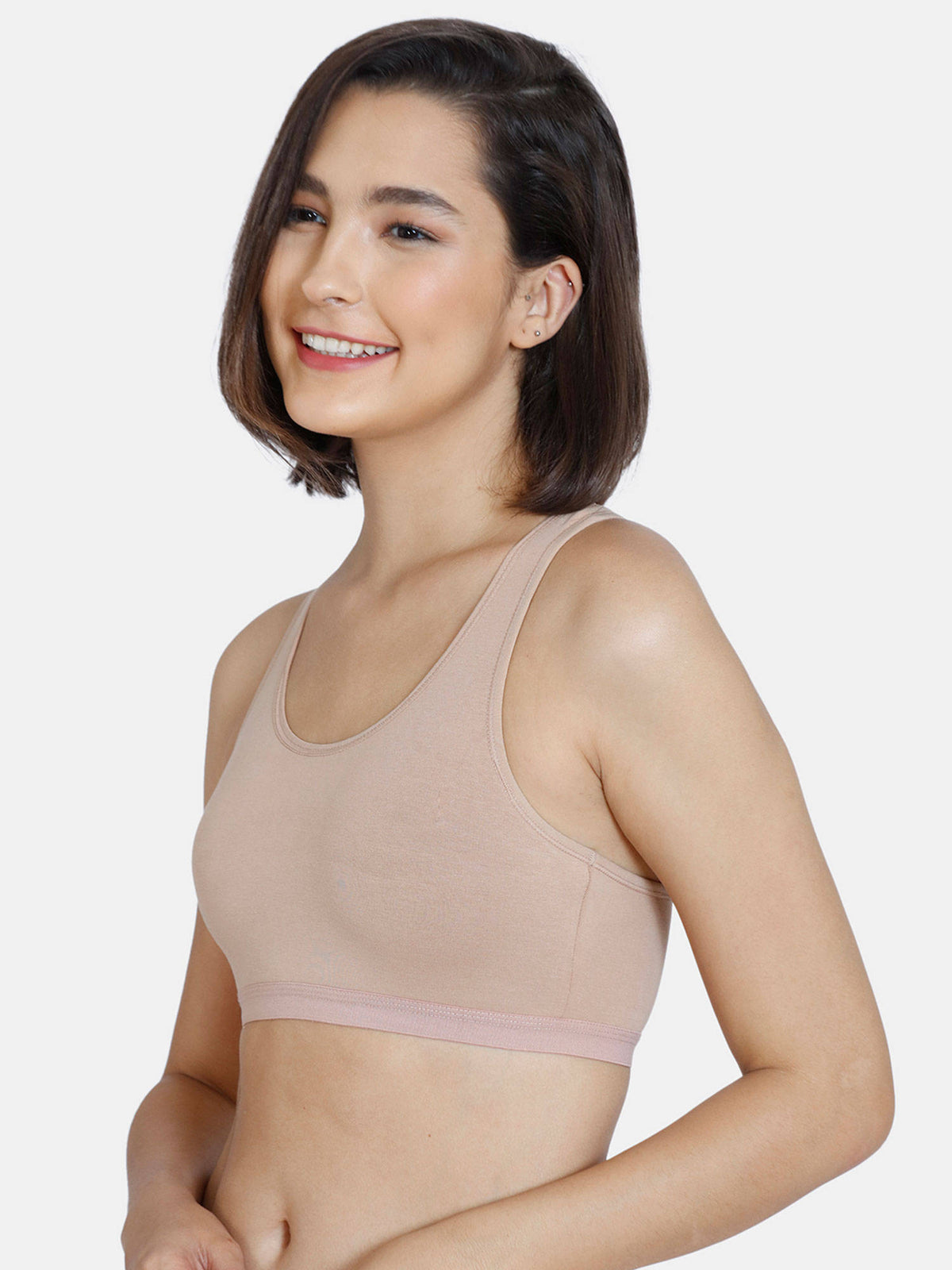 Pink and Black Non Wired Full Coverage Sports Bra (Pack of 2) | sb09 - view 14