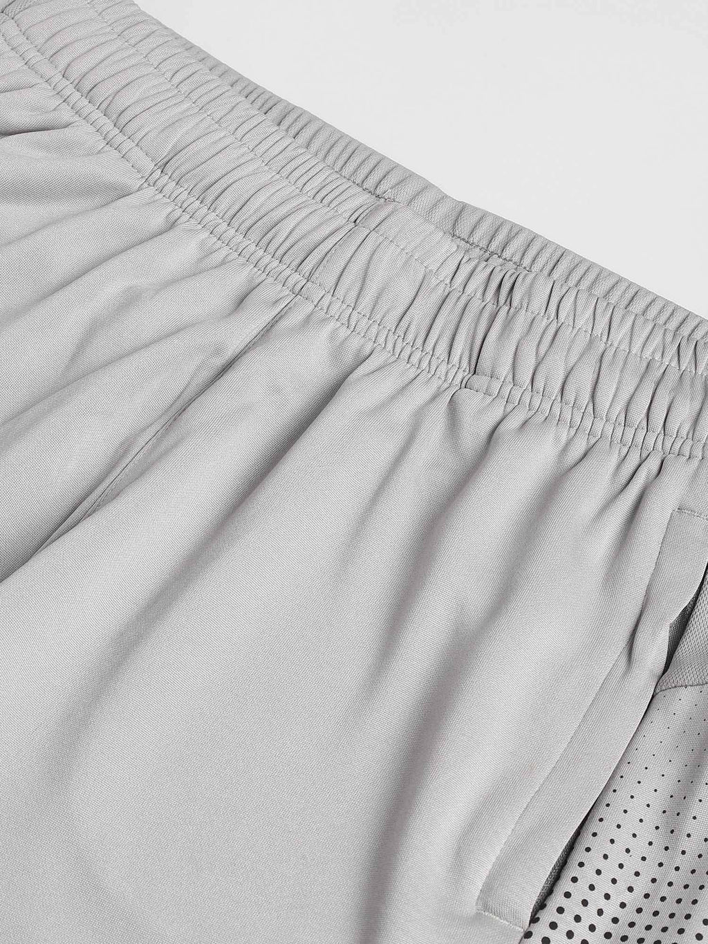 Women Light Grey Anti Static Soft Touch Slim Fit Training Shorts - view 6