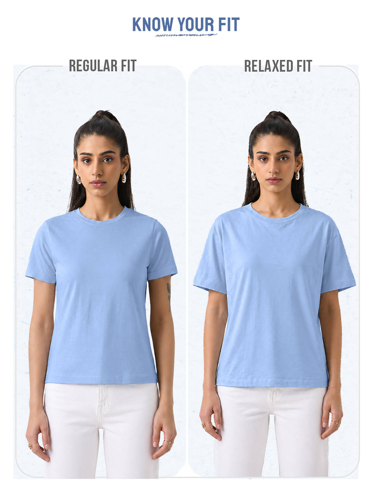 Cream Printed Pure Cotton Relaxed T-Shirt | TS56 - view 8