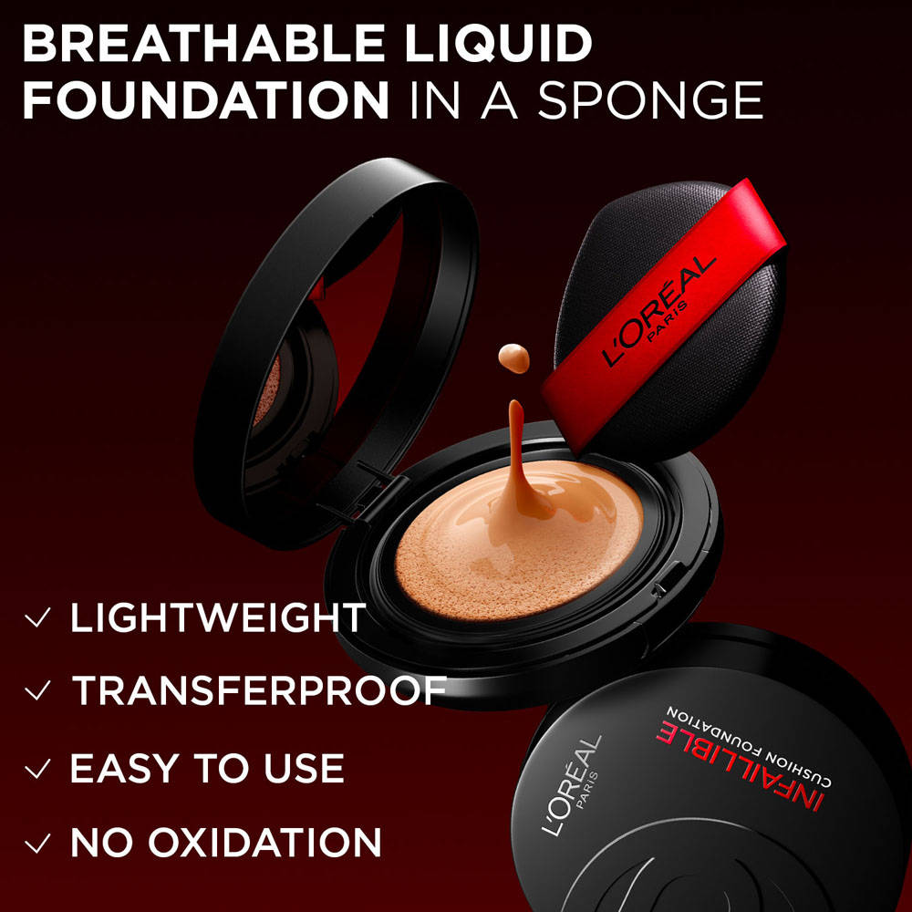 Infallible Cushion Foundation, 24H Flawless Coverage, No Oxidation | F14 - view 3