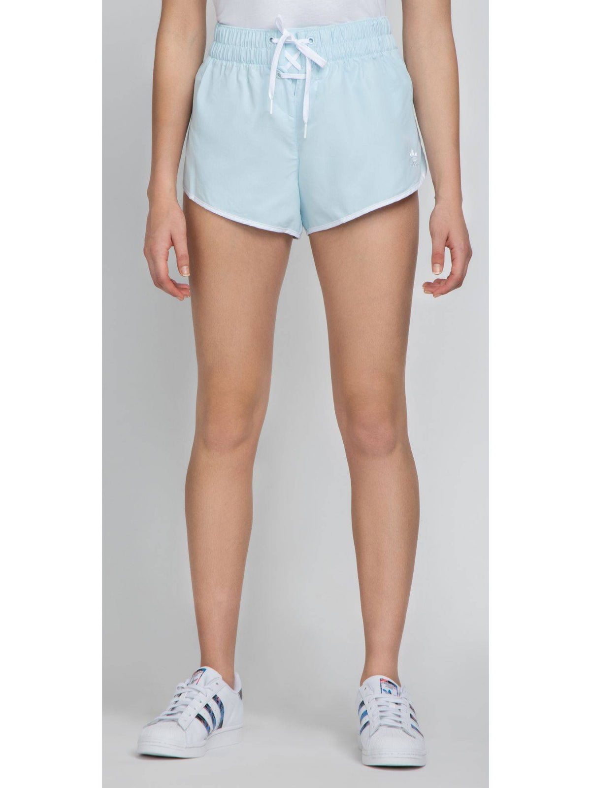 LACED SHORTS Blue Casual Shorts - view 2